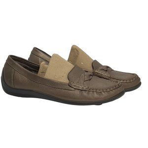 hotter Selena Comfort Slip On Women's Bronze Shoes Sz 7